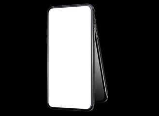 smartphone digital isolated 3d background