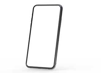 smartphone digital isolated 3d background