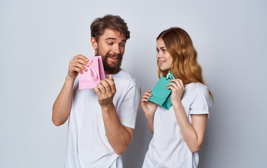 man and woman in gym