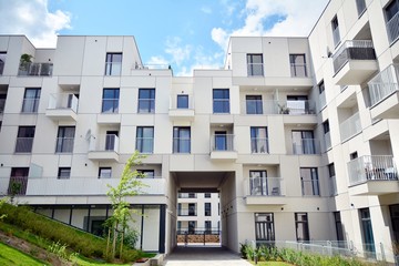 modern apartment building