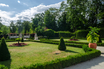 Park ogród w Wilanowie 