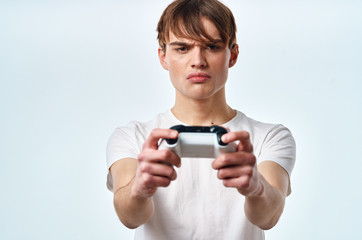 Fototapeta premium man with mobile phone