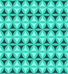 Seamless geometric abstract pattern. Bright color design element. Vintage graphic print.