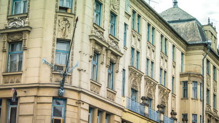 Exterior of the Grand Hotel Aranybika Debrecen