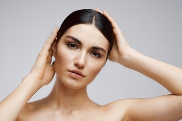 Naklejka premium woman with perfect skin