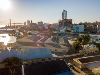 Aerial view of Maputo, capital city of Mozambique, Africa