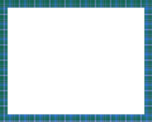 Rectangle borders and Frames vector. Border pattern geometric vintage frame design. Scottish tartan plaid fabric texture. Template for gift card, collage, scrapbook or photo album and portrait. EPS 10