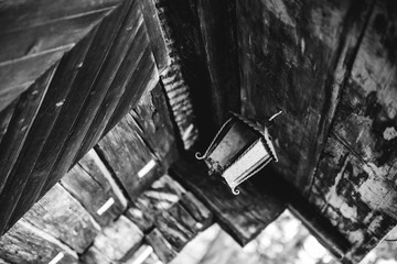 old house with old wood and rustic windows