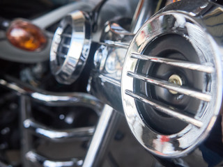 detail of motorcycle