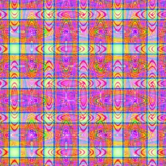 Fototapeta premium Texture net art crazy colorful textile material background