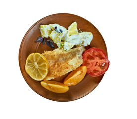 Grilled snapper with yoghurt potatoes