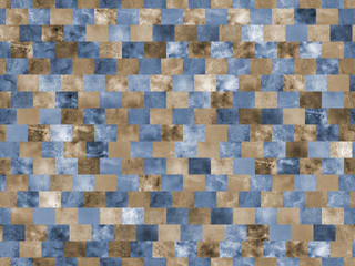 Seamless tiled texture consisting of a large number of unique handmade textures