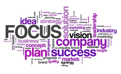 Obraz premium Focus in business