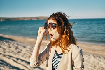 young woman on the beach