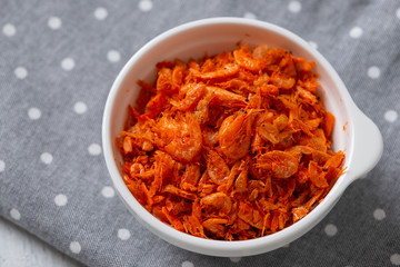 Sun dried shrimp Asian food
