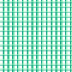 Green Gingham pattern. Texture for - plaid, tablecloths, clothes, shirts, dresses, paper, bedding, blankets, quilts and other textile products. Vector illustration EPS 10