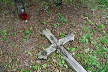 friedhof in obergrund, tschechien