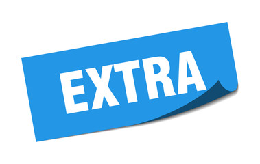 Obraz premium extra sticker. extra square isolated sign. extra