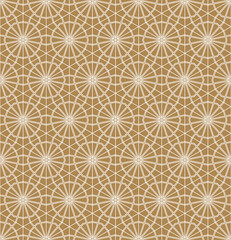 Seamless geometric pattern based on japanese ornament kumiko .