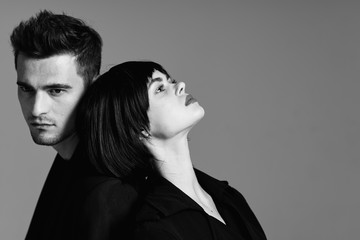 portrait of young couple