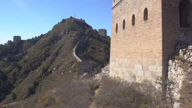 The ancient beacon tower of the Great Wall