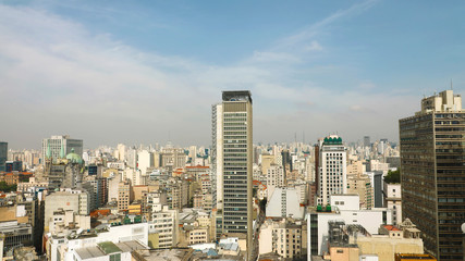 Fototapeta na wymiar Metropolis Skyline Sao Paulo Downtown, Brazil