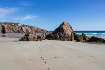 Ceannabeinne Beach - Highlands Schottland 3