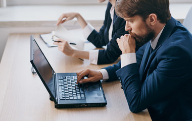 businessman working in office