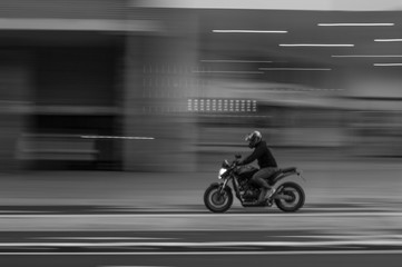 Obraz na płótnie Canvas barrido moto