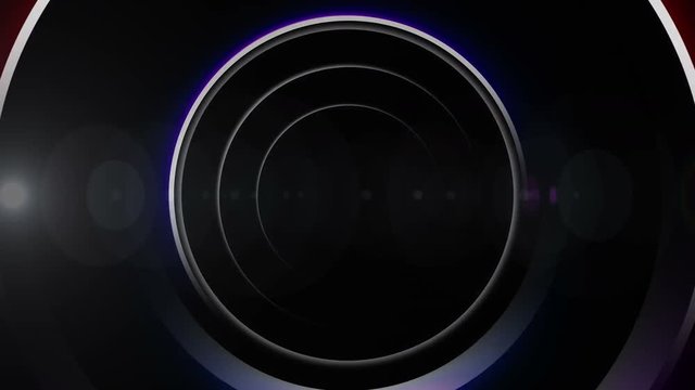 Opening intro Flash light, Lens flare background.