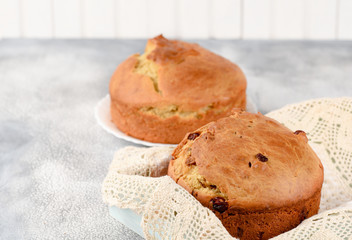Panettone is the traditional Italian dessert for Christmas or Easter cake