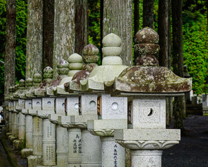 Landscape of Mount Koya in Kansai, Japan