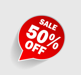 Tag of sale special offer.Red discount icon with the price.Template shopping label with offer for retail.vector eps10