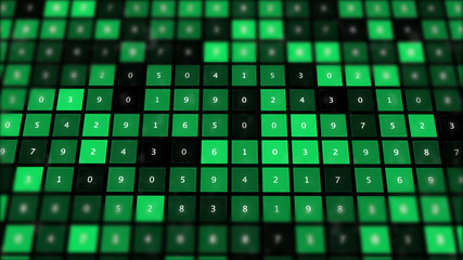 Mathematics concept abstract background. Data system.