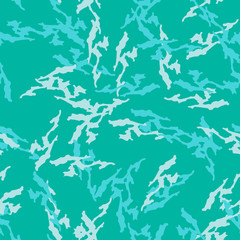 Sea camouflage of various shades of blue and green colors