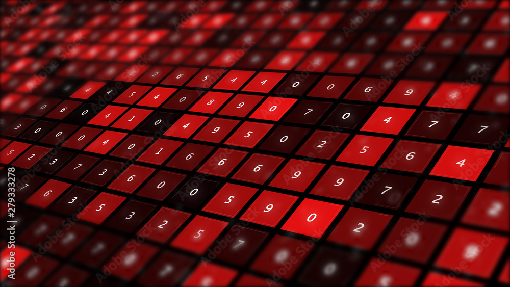 Aufkleber big data analytics and business intelligence concept abstract backround.