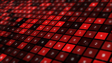 Big data analytics and business intelligence concept abstract backround.