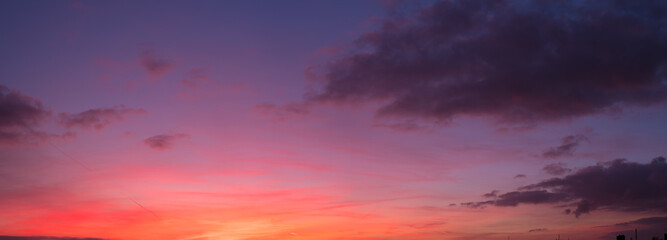 sunset sky background - colorful evening sky -