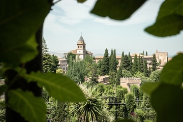 Alhambra paisaje albaycin pomo decoración árabe en Granada