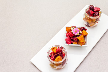 Summer sweet cold dessert