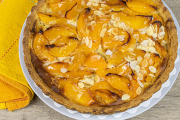 tarte abricots et amandes