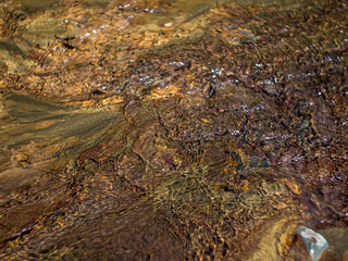 dirty brook and rusty water