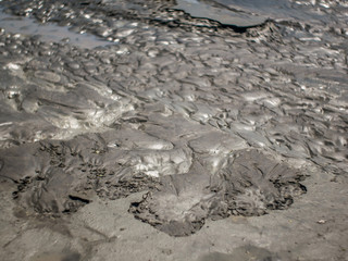 stream bed mud and clay