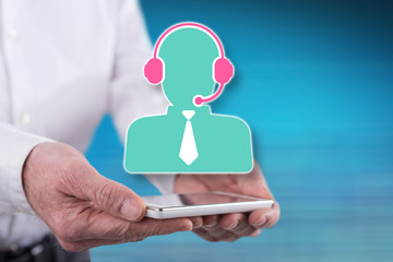 Concept of phone support