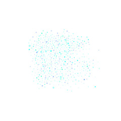 Blue, cyan, turquoise glitter stars confetti