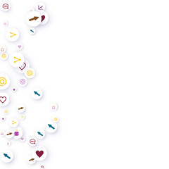 Social media marketing, Communication concept.