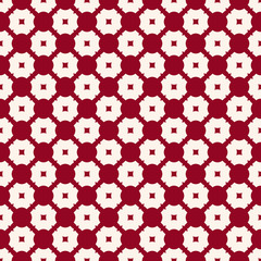 Vector abstract geometric seamless pattern with smooth grid, net, repeat tiles