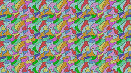 seamless pattern with flowers and leaves
