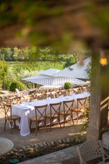 table and chairs