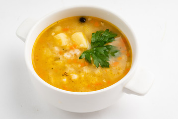 soup with barley